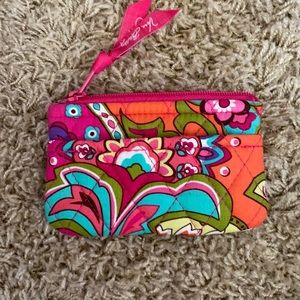 Vera Bradley coin/card/cash wallet